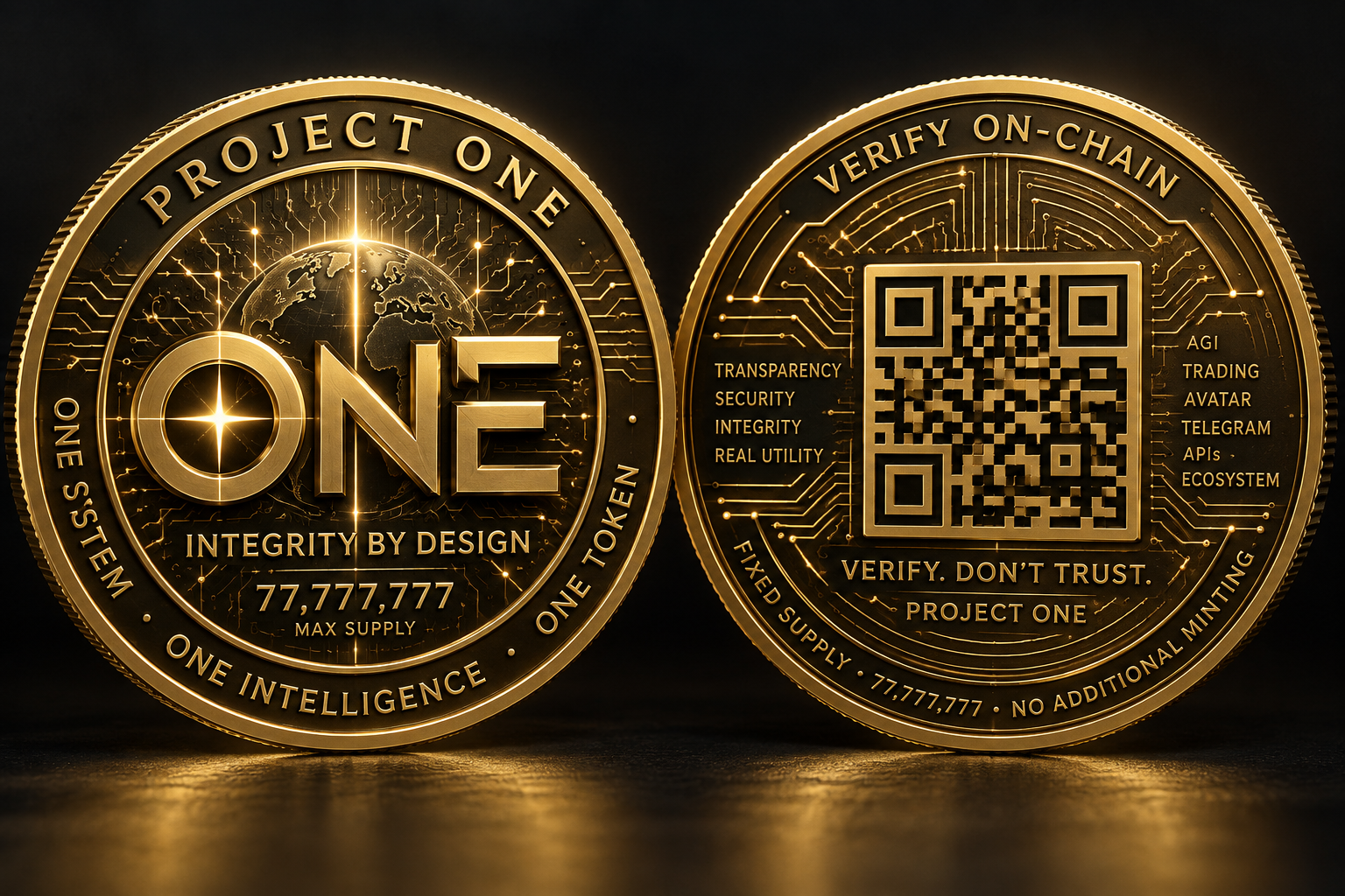 PARNASA Project ONE coin concept